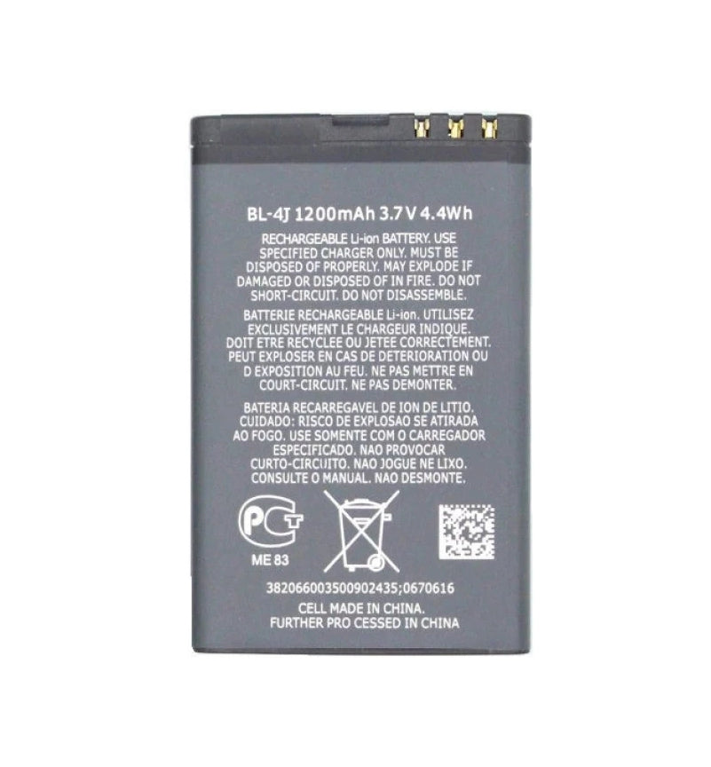 Batterie de remplacement pour Nokia Lumia 620 C6 C6-00 Touch 3G C600, BL-4J Batterie de remplacement pour Nokia Lumia 620 C6 C6-00 Touch 3G C600, BL-4J